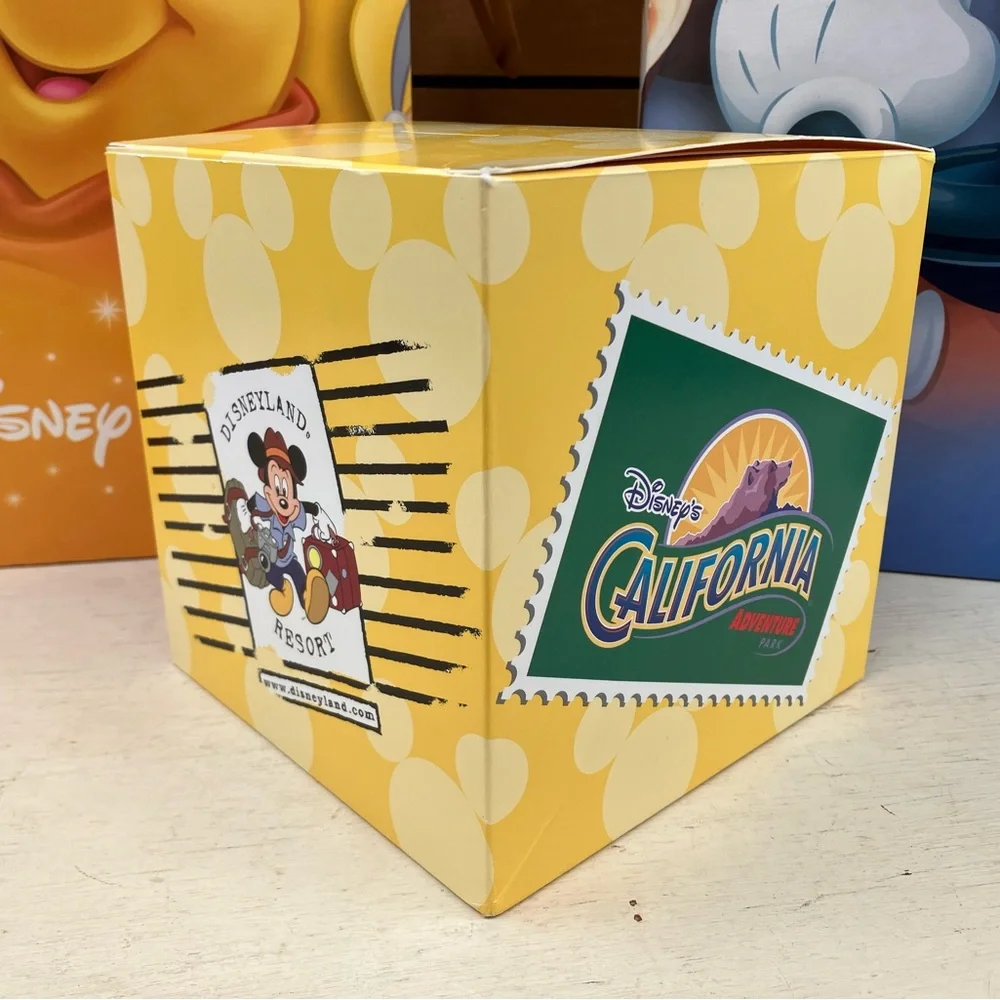 Vintage Disney Store Gift Box Set of 3 Mickey and Winnie the Pooh Collectable